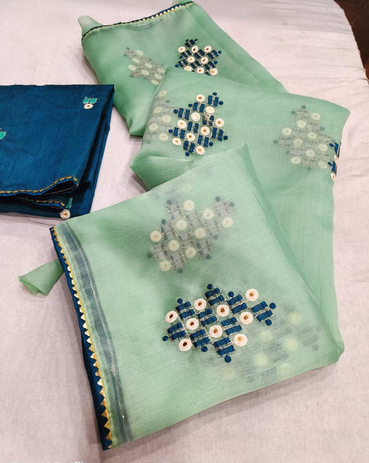 JK Designer Organza Party Wear Sarees Wholesale Clothing Suppliers In India
